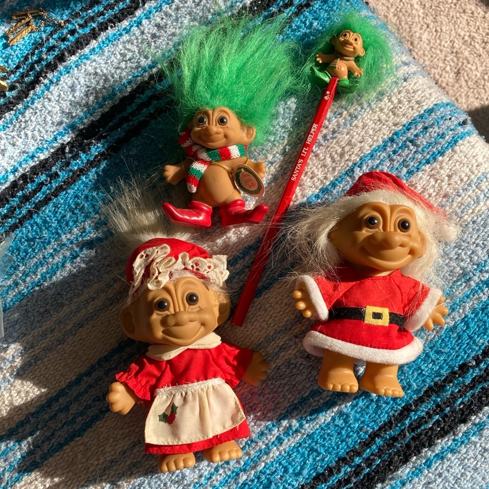 Russ trolls - Christmas set of 4